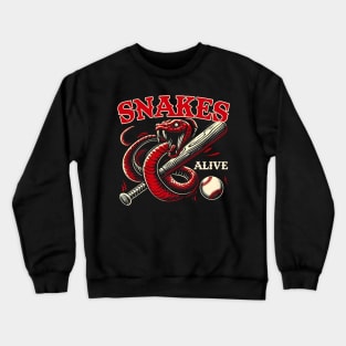 Arizona Baseball - Snakes Alive Crewneck Sweatshirt